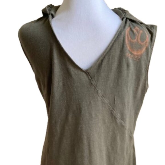 Star Wars: Galaxy's Edge Hooded Tunic Tank Top Cotton V-Neck Cosplay, size Large - Picture 5 of 14